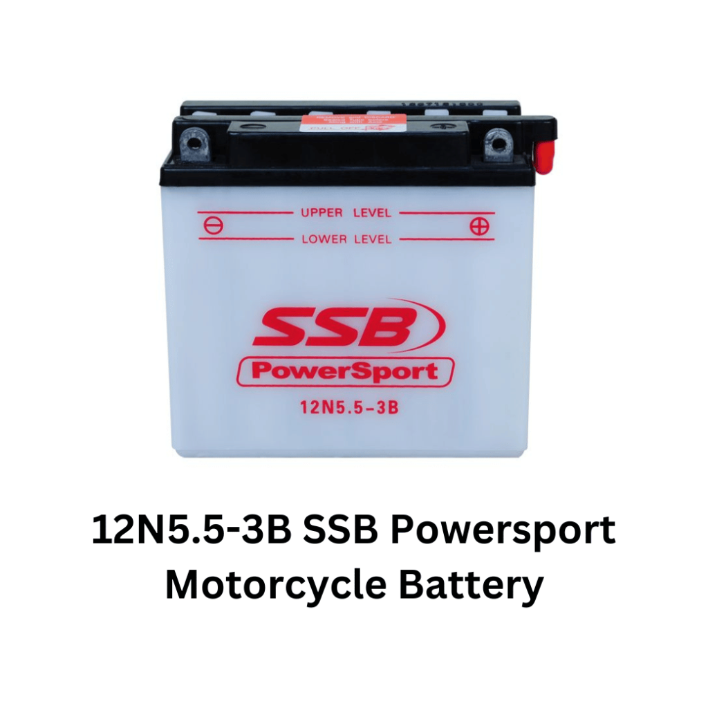 12N5.5-3B SSB Powersport Motorcycle Battery