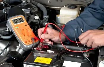 What voltage is low for a car battery?